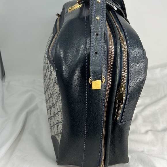Large Vintage Gucci Carry On Attaché Shoulder Bag - Picture 8 of 16